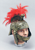 Roman Gold Helmet and Plume